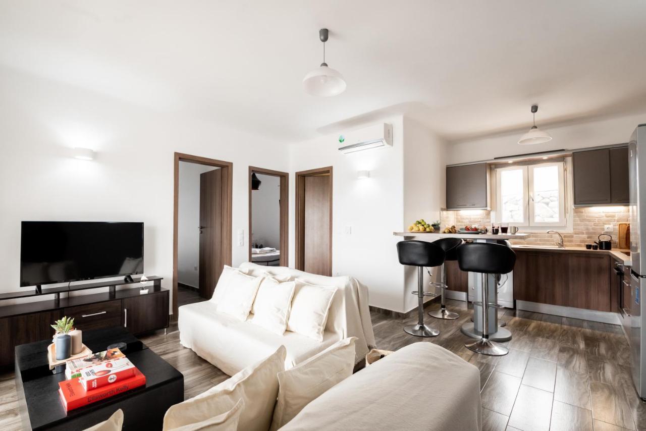 Aniko Suites Psarou ซารู ภายนอก รูปภาพ